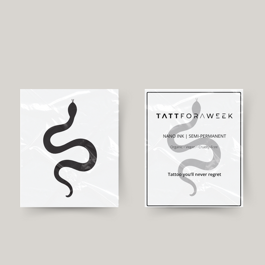 Serpent de tatouage temporaire