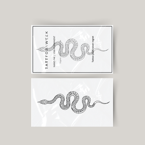 Tatouage temporaire grand serpent
