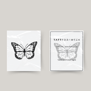 Papillon de tatouage temporaire