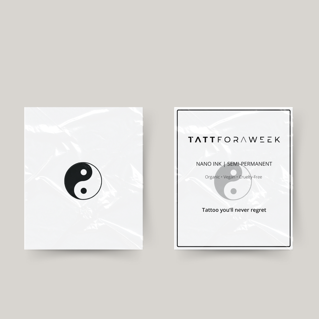 Tatouage temporaire yin et yang