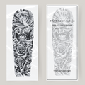Liberté des manches de faux tatouage