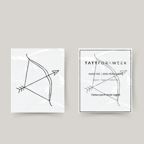 Tatouage temporaire arc et flèche