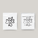 Tatouage temporaire quatre coeurs